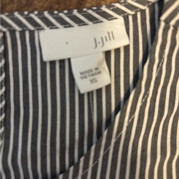J. Jill Tie Front Blouse, NWT! Women’s XS - Picture 4 of 7